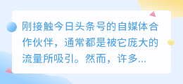 今日头条用户名怎么取？为什么今日头条登录名变成了数字？