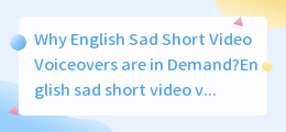 Do you need English sad short video voiceovers(英文伤感短视频配音)