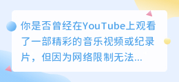 YouTube视频下载，轻松实现代理操作！