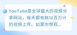 秒懂！下载YouTube视频和字幕的终极指南