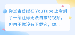 Safari浏览器也能下载YouTube视频，不再错过精彩瞬间！