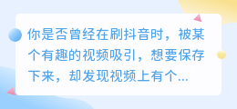 科技狗们都在用的抖音去水印网站，快来看看！